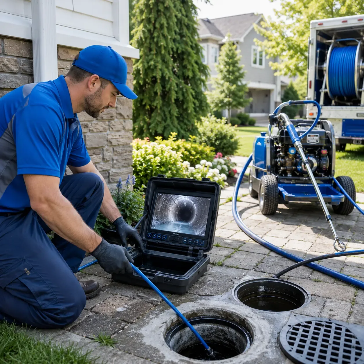 Outdoor drain cleaning professionals serving Whiteland, IN